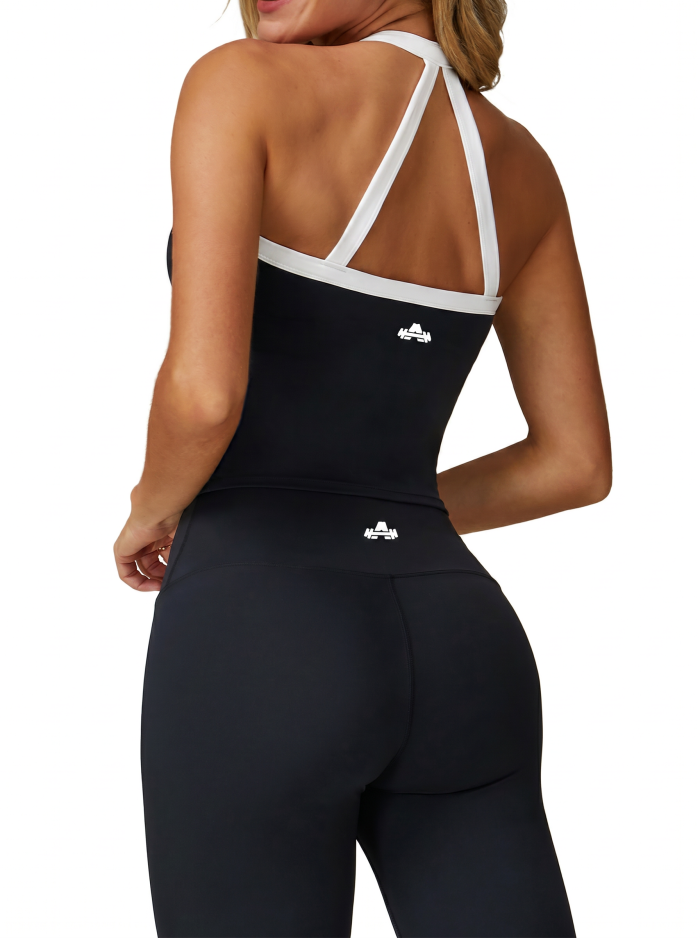 Active Contrast Top Black - Image 2
