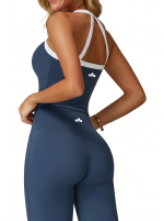 Active Contrast Top Blue Navy - Image 2