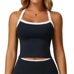 Active Contrast Top Black