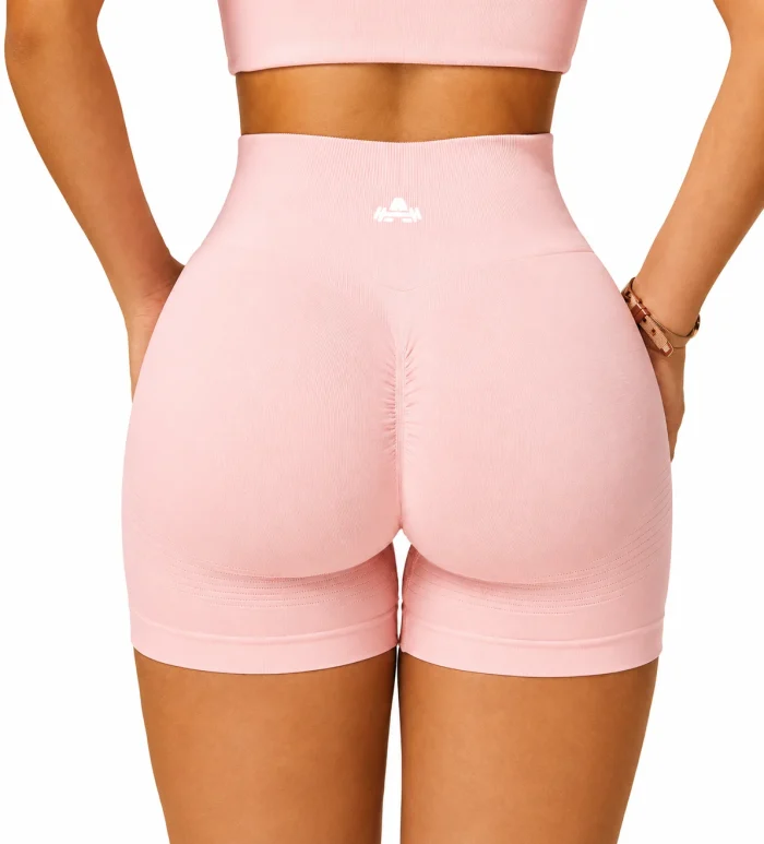 Essentials Sculpt Shorts Pink - Image 2
