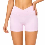 Halo V-Waist Shorts Pink